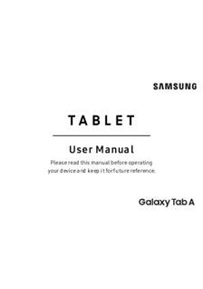 Samsung Galaxy Tab A8.0 (2017) manual. Camera Instructions.